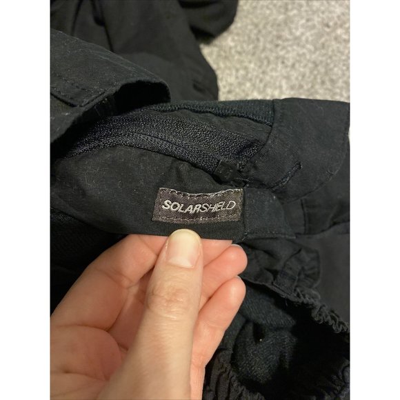 Men’s Craghoppers Basecamp Solarshield Fleece Lined Black Cargo Pants Size Large - Picture 7 of 7